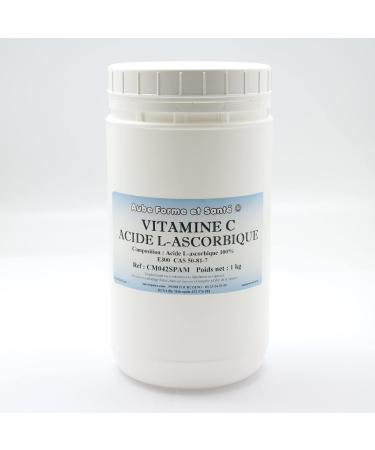 Vitamine C pure. Acide L-Ascorbique 1 Kg E300 CAS 50-81-7