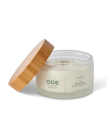 McEvoy Ranch Whipped Body Butter | ODE Olive Oil Beauty | 5.8 FL OZ | Crafted with Organic EVOO Hyaluronic Acid Organic Shea & Cocoa Butters | Nourishing Brightening Firming (Citrus) Citrus 5.8 Fl Oz (Pack of 1)