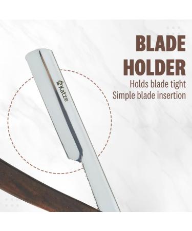 Buy Turkish Slide Wood Handle Barber Razor - Professional Straight Edge Shaving Knife for Men | Best Quality Navajas Para Afeitar - Buy Online on GoSupps.com