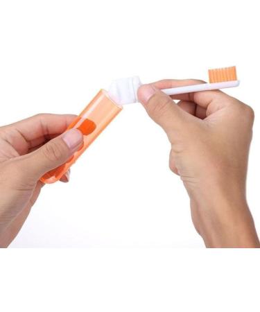 Portable Foldable Toothbrush - Super Soft Bristles for Travel Camping & Hiking | E6R8 - Buy Online on GoSupps.com