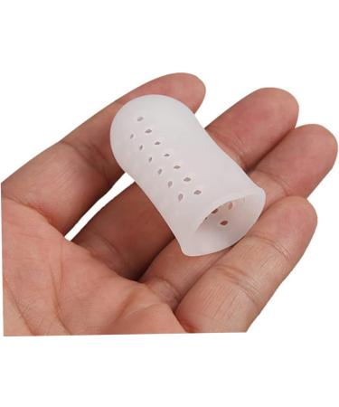 CLISPEED 6 Pairs Toe Protector Tubes - Anti-Friction Toe Covers - White - 4.5X2.1 cm - Buy Online on GoSupps.com