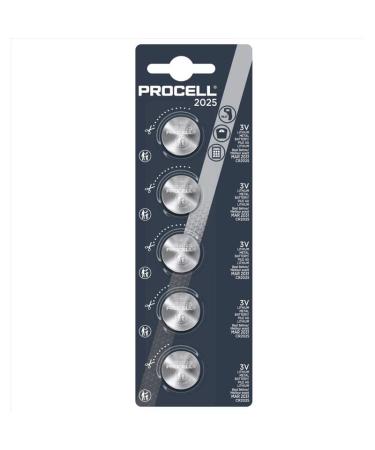 Procell Battery Coin LI 3V 185MAH 5PK PC2025
