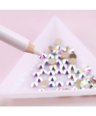 20pcs Nail Point Drill Pencil Nail Art Drill Pen Rhinestone Applicator Pen Nail Rhinestones Picker Nails Rhinestones Nail Gem Nail Art Wax Pen White Cross Stitch 5d Wood Nail Drill - Buy Online on GoSupps.com