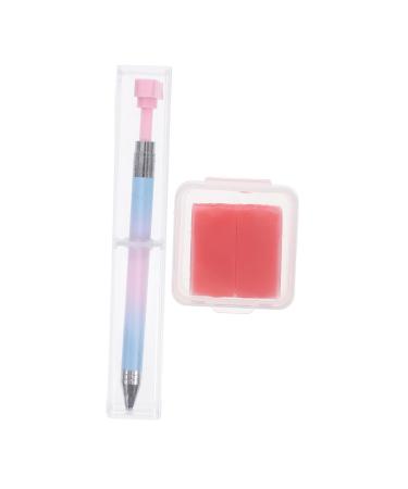 Healvian 1 Set Nail Art Drill Pen Nail Polish Pens Glitter Nail Art Pen Nail Art Calligraphy Pen Wax Pen for Rhinestones Diamond Picking Pen Nail Art Point Pen Tools Nail Gems Picker Abs