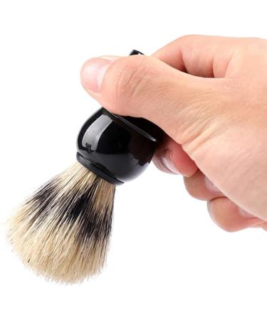 Buy Men's Back Razor Set - 4pcs Ultra-Soft Bristle Shave Brush & Handle - Perfect for Inner Shaving - Silver Spitz Roof Design - Buy Online on GoSupps.com