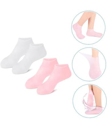 POPETPOP 2 Pairs Exfoliating Moisturizing Socks Girl Socks Girl Heels Girls Socks Features Socks for Women Pedicure Lotion Dry Feet Moisturizing Socks Foot Caring Masks Women Socks Dry Skin - Buy Online on GoSupps.com