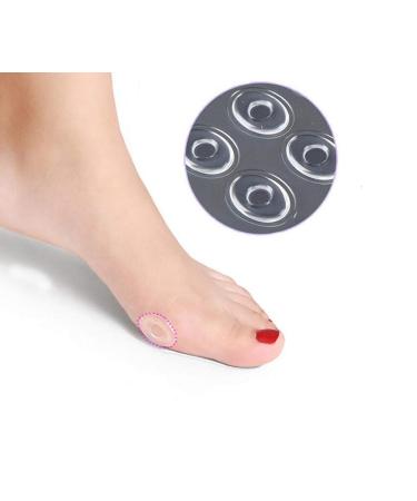 36PCS Silicone Round Cushion Pads - Clear Bunion Protector & Callus Pads - Waterproof Gel - 6 Sheets - Buy Online on GoSupps.com