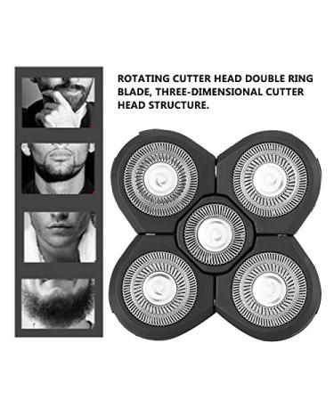 5 Blade Head Shaver Replacement for Men - Electric Beard Shaver Accessory & Grooming Kit - Buy Online on GoSupps.com