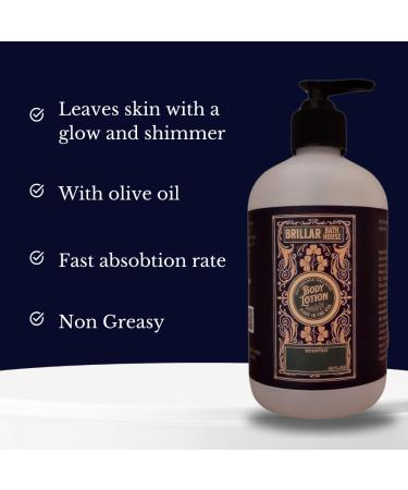 Brillar Bath House Salted Caramel & Bourbon Scented Shimmering Body Lotion 12 Oz (2 Pack) - Buy Online on GoSupps.com