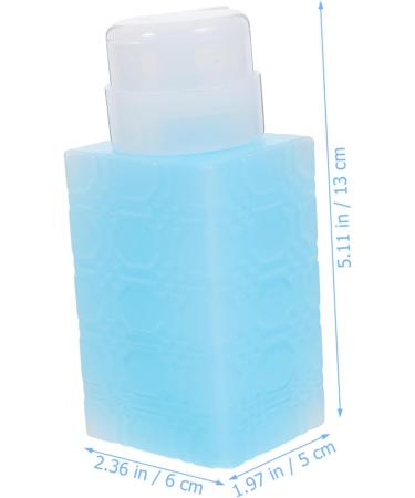 DRESSOOS Nail Gel Polish Gel Nail Polish Pump Dispenser Nail Polish Remover Bottle Nail Polish Remover Dispenser Pump Makeup Remover Container Travel Tool Mini Plastic 6x5x13cm Blue - Buy Online on GoSupps.com