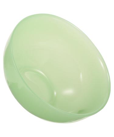 Beaupretty Shaving foam shell natural skin care soap for men container shaving container made of glass shaving cup jade glass ball shaving soap shaving man deliveries green 11.50x11.50x5.50cm