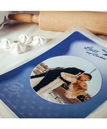 Looxis Personalized Edible Photo & Text Cake Topper - Custom Design 16cm for Birthdays Baptisms & Weddings - Buy Online on GoSupps.com