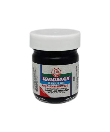Dr Sana Iodomax Regular. Iodine Antiseptic Ointment. Wound Disinfectant and Analgesic. for External Use Only. 1 Oz