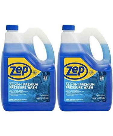 Zep Concentrated All-In-1 Premium Pressure Wash Cleaner - 160 oz (Pack of 2) | Professional Power Washer Surface Cleaner for Ultimate Cleaning - Buy Online on GoSupps.com