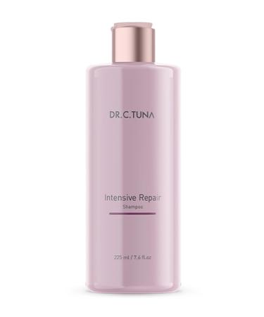 DR.C.Tuna Intensive Repair Shampoo | Contains Protein and Keratin to Promote Hair Restructuring | Helps Dry and Damaged Hair Regain Health and Shine 225 ml