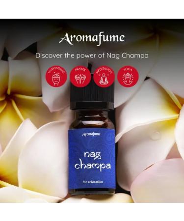 Nag Champa Essential Oil Diffuser Blend by Aromafume | 30ml/1 fl oz | Made with Sandalwood Jasmine Ylang Ylang & Champa Flower extracts | Meditative Spiritual Calming & Non-Toxic Nag Champa - Buy Online on GoSupps.com