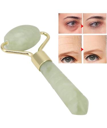Haosie Jade Stone Facial Roller - 3.3x1.6in Face Massager Mini Handheld Multifunctional Skin Tightening Tool for Face Lifting - Buy Online on GoSupps.com