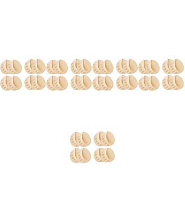 DOITOOL Womens Socks 20 Pairs Cushion Honeycomb Metatarsalgia Slide Five- Forefeet Five-Finger Half Invisible Socks Heel Women's Toe Separator Non- Nonslip Sandals from Woman Palm Women Socks Skinx5pcs 10X10CMx5pcs