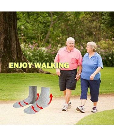 MDR Diabetic Crew Socks 12 Pairs for Men & Women | Full Sole, Non-Binding Wide Top | Comfort & Support | Made in USA | Size 6-8 Black - Buy Online on GoSupps.com