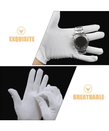 PATKAW 12 Pairs Moisturizing Overnight Gloves Working Cotton Gloves White Cotton Gloves for Dry Hands - Buy Online on GoSupps.com