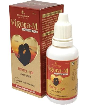 Vigora-M Oil for Men's Health & Strength | 30ml Male Massage Oil - Boost Vitality & Performance - Buy Online on GoSupps.com
