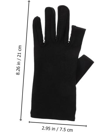 POPETPOP 1 Pair Ladies Sun Protection Gloves Anti Gloves Salon Manicure Glove Light Gloves for Nail Gloves Womens glives Manicure Mitts wear Miss Cosmetic Cloth Ultra Violet Light 21x7.5x0.8cm - Buy Online on GoSupps.com