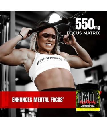 Hyde-Nightmare Pre-Workout Powder | Intense Energy Mental Focus Muscle Pump Pre-Workout | 4g L-Citrulline 2.5g Beta-Alanine 300mg Caffeine 100mg Alpha GPC | 60 Servings (Black N' Blueberry) Black N' Blueberry 60 Servings - Buy Online on GoSupps.com