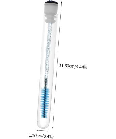 Housoutil Foam Protectors 10pcs Diamond Mascara Brush False Lash Mascara Lash Shampoo Beauty Eyelash Miss Set Eyebrow Comb 11.3x1.1cm Blue - Buy Online on GoSupps.com