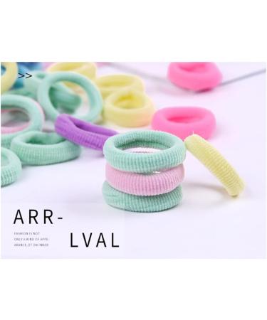FEIFEI'S BOW 100 Mini Multicolor Hair Ponios Endless Elastics Bobbles Bands women girls kids Ponytail Holders Hair Bands (Spring) - Buy Online on GoSupps.com