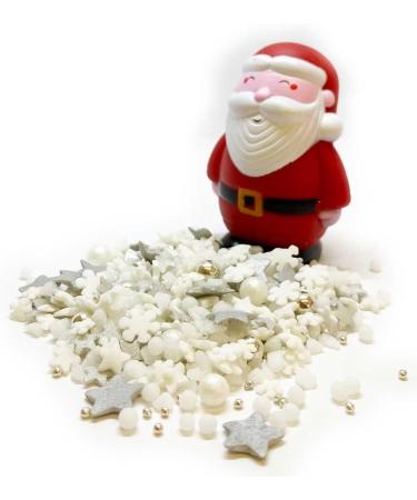 Sprinkletti Snowy Night Christmas Shapes & Sprinkles 100g - Perfect for Festive Cakes & Bakes - Buy Online on GoSupps.com