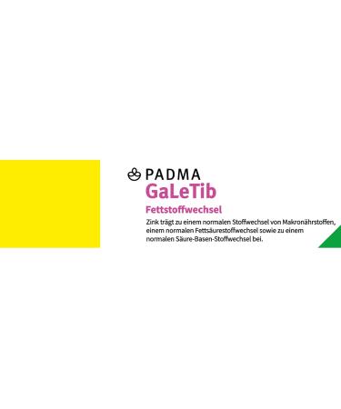Padma Galetb 60 Kaps - Vegan Bitter & Herb Supplement with Artichoke & Dandelion | Zinc for Fatty Acid & Macronutrient Metabolism - Buy Online on GoSupps.com