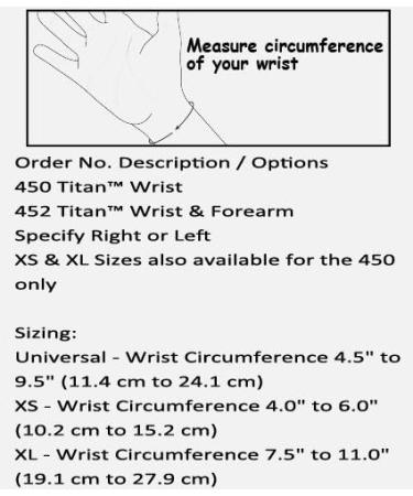 Buy Titan Wrist Short (RT X-LARGE) - Durable Support for Your Active Lifestyle | International Shipping Available - Buy Online on GoSupps.com