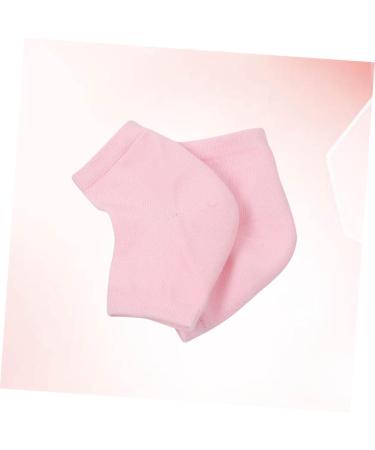 Healeved Feet Heel Socks Gelt Hand Muffs Cracked Heels Moisturizing Socks Round Playing Mat Spa Gloves Dry Heels Socks Gel Gloves and Socks Men and Women Casual Socks Absorb Sweat Pink - Buy Online on GoSupps.com
