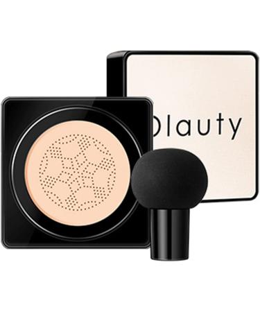 Anglicolor Mushroom Head Air Cushion CC Cream Matte Full Coverage Foundation Concealer Moisturizing Brightening Liquid Foundation BB Cream Even Skin Tone Makeup Base (101# Ivory) 101 # Ivory