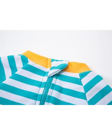 Bonverano Baby Boys Swimsuit - Long-Sleeve Zipper One Piece Swimwear with UPF 50+ Sun Protection - Bear Design - 9-12 Months - Buy Online on GoSupps.com