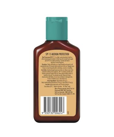 Reef Dark Sun Tan Oil Coconut 125ml (SPF15) - International Shipping & Ultimate Sun Protection - Buy Online on GoSupps.com
