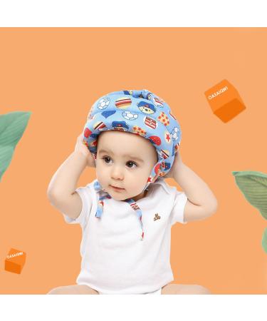 White Bear Baby Protection Helmet | Adjustable Toddler Safety Hat | Soft Infant Head Protection for Crawling & Walking - Buy Online on GoSupps.com
