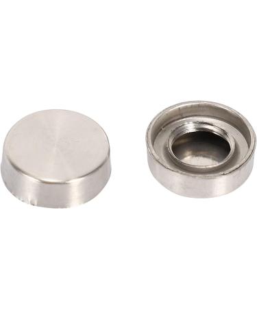 KVSERT 16 mm Stainless Steel Mirror Screw Cap (48 Pieces) - Buy Online on GoSupps.com