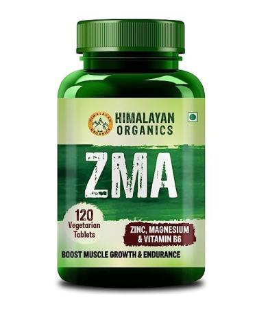 ZMA (Zinc Magnesium Aspartate) Nighttime Sports Recovery Supplement - 120 Veg Tablets