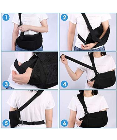 ZJchao Arm Sling - Breathable Shoulder Immobilizer & Support Strap for Children | Forearm Abduction Sling for Arm Fractures - Buy Online on GoSupps.com
