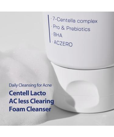 Centell Lacto AC Cleansing Foam | Best Acne Face Cleanser | Tightens Pores & Strengthens Skin Barrier | Moisturizing Korean Skincare - Buy Online on GoSupps.com