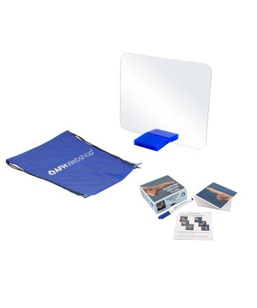 AFH T-Mirror Premium | small | incl. carrying bag | base: blue | picture card base base: blue | with picture card base