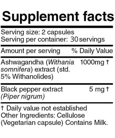 herbolab Ashwagandha KSM 66 15:1 with Black Pepper Extract (Higher Absorption) Max Potency Full Spectrum 5+% Withanolides - Buy Online on GoSupps.com