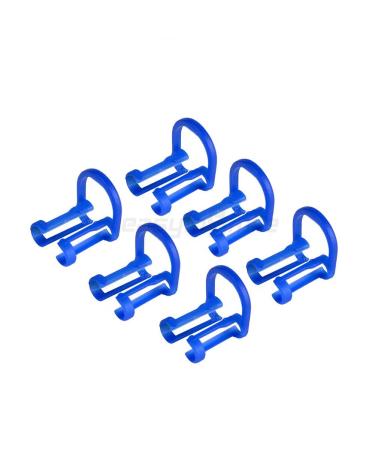 Cotton Roll Holder Disposable Blue Clip Dental/Dentist Clinic Holder Teeth Isolator Cilp Holders 100pcs