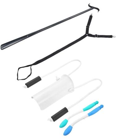 Shop Kcabret Shoe & Sock Aid Device Set - Easy Dressing Tool for Seniors & Pain Relief - No Bending Down Needed - Buy Online on GoSupps.com