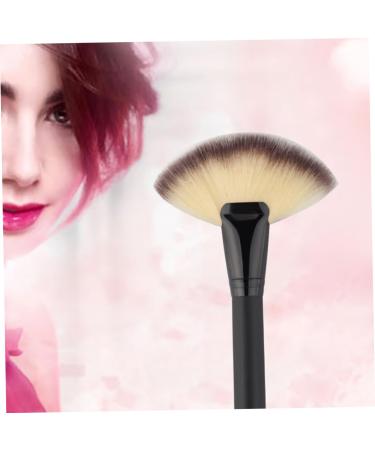 Premium Large Fan Powder Brush - Versatile Makeup Tool for Contour Blush & Eyeshadow | International Shipping Available - Buy Online on GoSupps.com