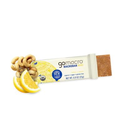 GoMacro Organic Vegan Mini Snack Bars - Lemon + Lemon 0.90oz (24 Count) - Buy Online on GoSupps.com