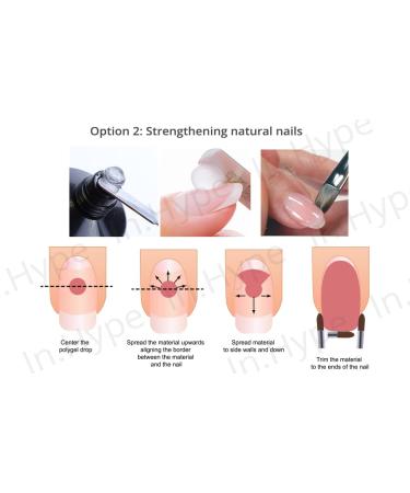 Buy IN.HYPE Milky White AcryGel/Acrylic Nail Extension Builder Gel - Poly Nail Gel for Perfect Nail Art | International Shipping - Buy Online on GoSupps.com