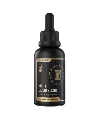 The Beard Struggle Night Liquid Elixir Beard Oil - Gold Collection - Valhalla's Gates - Beard Oil for Men - Natural Blend for Softens Moisturizing & Healthier Beard Growth (30 ml) Gold - Valhalla's Gates - Buy Online on GoSupps.com