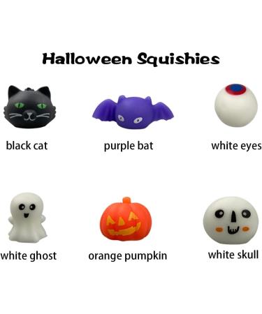 QINGQIU 6 Pack Halloween Pumpkin Bath Bombs with Squishy Toys - Ideal Halloween Treat Bags Gifts for Kids - Buy Online on GoSupps.com